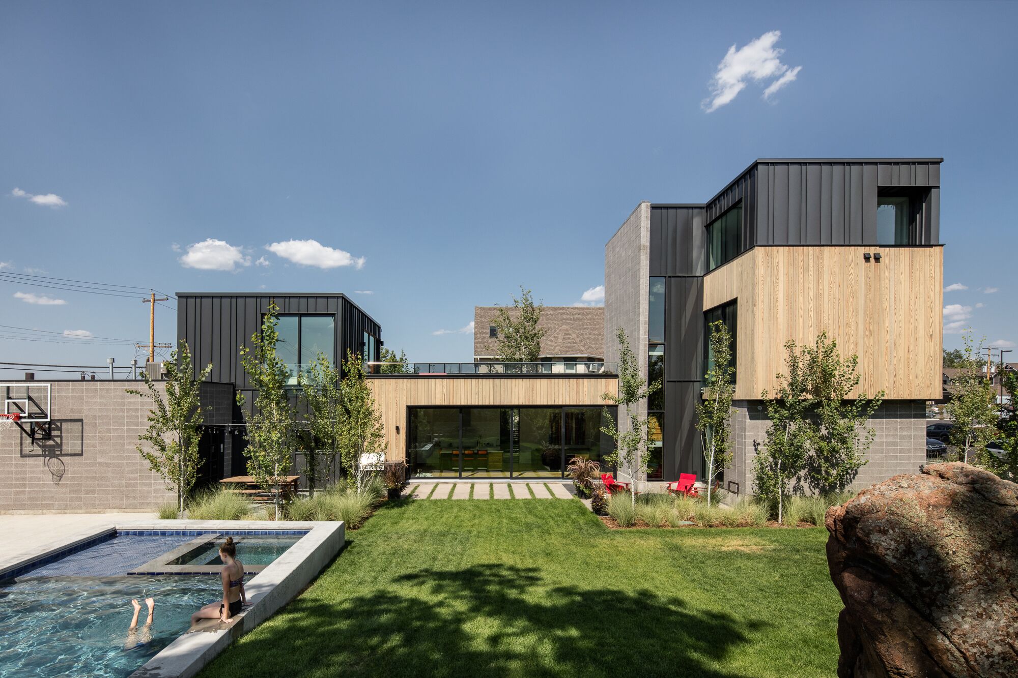 3011 Lawrence :: HADAKA shou sugi ban Exterior Siding - reSAWN