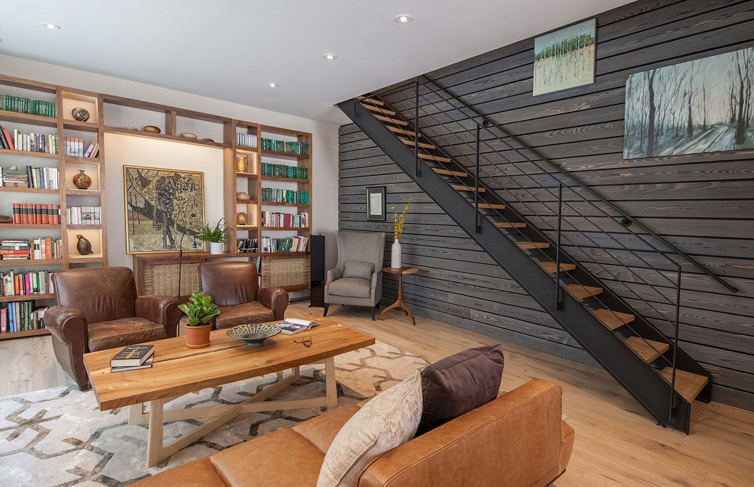 KUJAKU shou sugi ban Interior Cladding Shackamaxon Townhouse