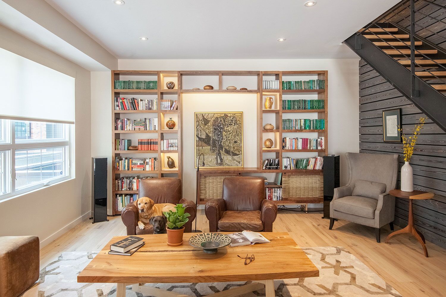 KUJAKU shou sugi ban Interior Cladding Shackamaxon Townhouse