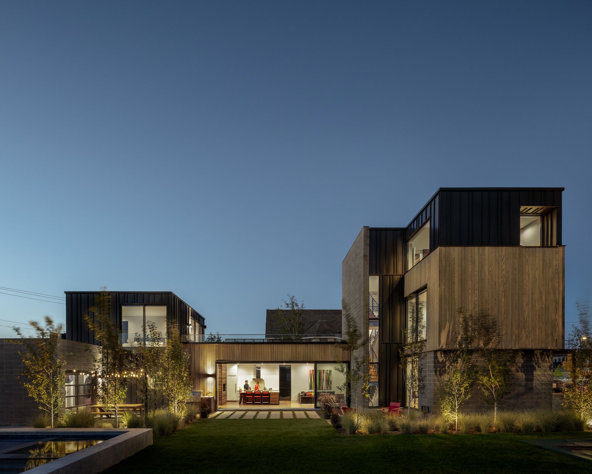 3011 Lawrence :: HADAKA shou sugi ban Exterior Siding - reSAWN