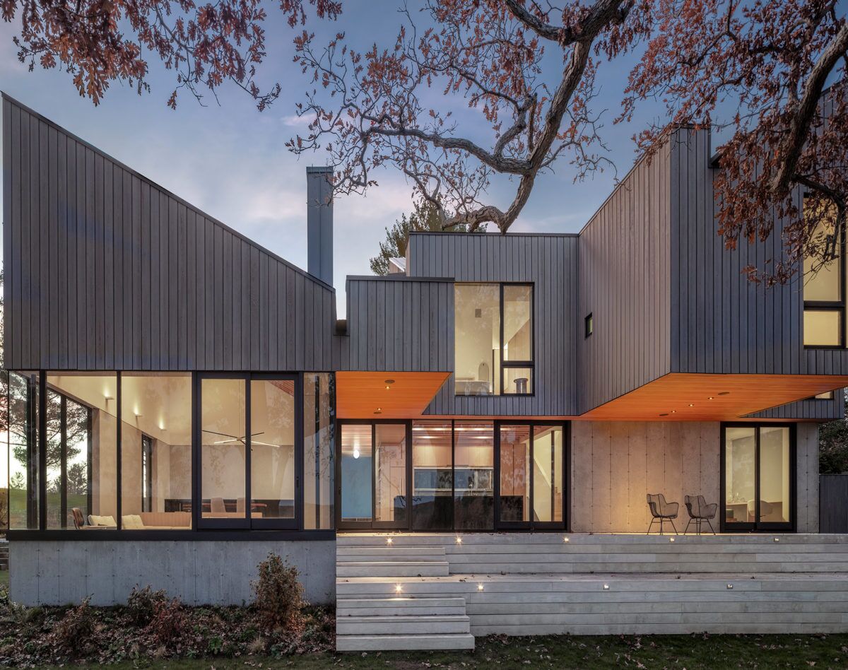Copake Lake Residence :: IRUKA shou sugi ban charred Cypress
