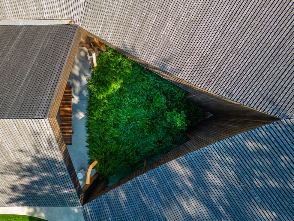 Six Square House :: IKIGAI charred FSC-Certified Accoya® - Three