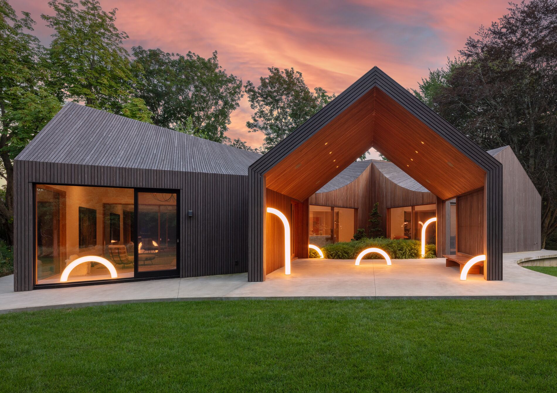 木のおうち。 Six Square House :: IKIGAI charred FSC-Certified Accoya® - Three